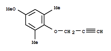 750624-37-4  Benzene,5-methoxy-1,3-dimethyl-2-(2-propyn-1-yloxy)-