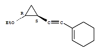 750638-36-9  Cyclohexene,1-[2-[(1R,2S)-2-ethoxycyclopropyl]ethynyl]-, rel-
