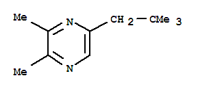 75492-02-3  Pyrazine,5-(2,2-dimethylpropyl)-2,3-dimethyl-