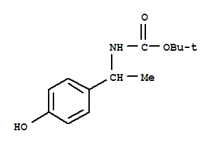 763932-69-0  Carbamic acid,N-[1-(4-hydroxyphenyl)ethyl]-, 1,1-dimethylethyl ester