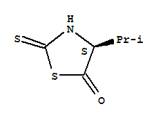 76532-56-4  5-Thiazolidinone,4-(1-methylethyl)-2-thioxo-, (S)- (9CI)