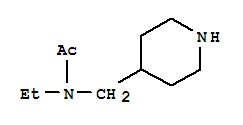 772313-51-6  Acetamide,N-ethyl-N-(4-piperidinylmethyl)-