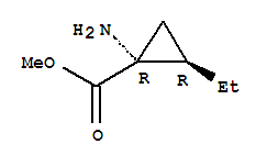 772326-49-5  Cyclopropanecarboxylicacid, 1-amino-2-ethyl-, methyl ester, (1R,2R)-