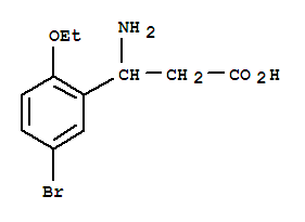 773122-65-9  Benzenepropanoic acid, b-amino-5-bromo-2-ethoxy-