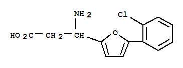 773125-64-7  2-Furanpropanoic acid, b-amino-5-(2-chlorophenyl)-