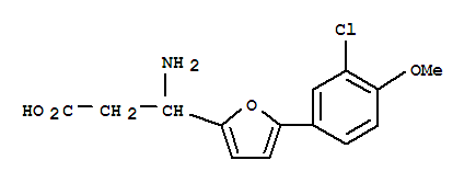 773126-01-5  2-Furanpropanoic acid, b-amino-5-(3-chloro-4-methoxyphenyl)-