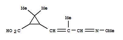777799-17-4  Cyclopropanecarboxylicacid, 3-[3-(methoxyimino)-2-methyl-1-propen-1-yl]-2,2-dimethyl-