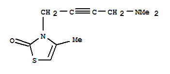 777801-82-8  2(3H)-Thiazolone,3-[4-(dimethylamino)-2-butyn-1-yl]-4-methyl-