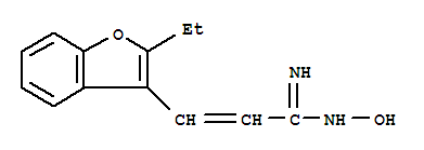 779983-90-3  2-Propenimidamide,3-(2-ethyl-3-benzofuranyl)-N-hydroxy-