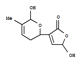 780722-77-2  2(5H)-Furanone, 3-(3,6-dihydro-6-hydroxy-5-methyl-2H-pyran-2-yl)-5-hydroxy- (9CI)