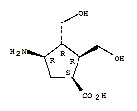 783297-96-1  Cyclopentanecarboxylicacid, 4-amino-2,3-bis(hydroxymethyl)-, (1R,2S,3S,4S)-rel-