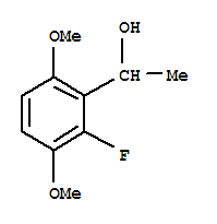 783342-05-2  Benzenemethanol,2-fluoro-3,6-dimethoxy-a-methyl-