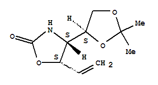 784191-96-4  2-Oxazolidinone,4-[(4S)-2,2-dimethyl-1,3-dioxolan-4-yl]-5-ethenyl-, (4S,5S)-