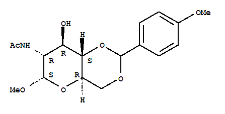 78489-61-9  a-D-Glucopyranoside, methyl2-(acetylamino)-2-deoxy-4,6-O-[(4-methoxyphenyl)methylene]-