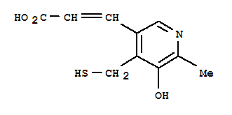 785718-92-5  2-Propenoic acid,3-[5-hydroxy-4-(mercaptomethyl)-6-methyl-3-pyridinyl]-