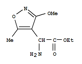 785753-74-4  4-Isoxazoleacetic acid,a-amino-3-methoxy-5-methyl-, ethylester