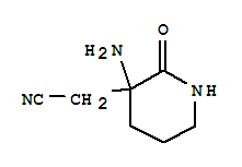 786589-54-6  3-Piperidineacetonitrile,3-amino-2-oxo-