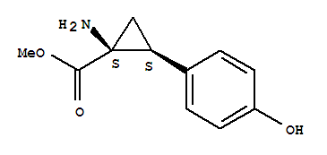 786603-03-0  Cyclopropanecarboxylic acid, 1-amino-2-(4-hydroxyphenyl)-, methyl ester, cis- (9CI)