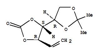 790300-40-2  D-arabino-Hex-1-enitol,1,2-dideoxy-5,6-O-(1-methylethylidene)-, cyclic carbonate (9CI)