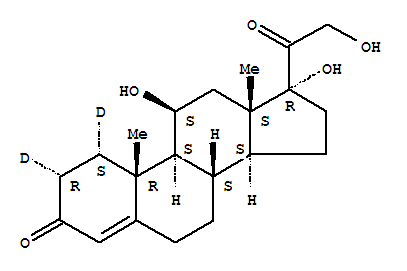 79037-25-5  Pregn-4-ene-3,20-dione-1,2-d2,11,17,21-trihydroxy-, (1a,2a,11b)- (9CI) 79037-25-5  Pregn-4-ene-3,20-dione-1,2-d2,11,17,21-trihydroxy-, (1a,2a,11b)- (9CI)