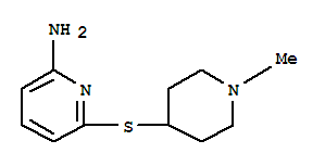 790672-00-3  2-Pyridinamine,6-[(1-methyl-4-piperidinyl)thio]-