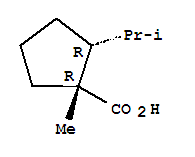 791534-28-6  Cyclopentanecarboxylicacid, 1-methyl-2-(1-methylethyl)-, (1R,2R)-rel-