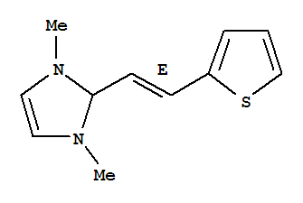 791586-11-3  1H-Imidazole,2,3-dihydro-1,3-dimethyl-2-[(1E)-2-(2-thienyl)ethenyl]-
