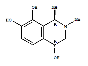 79201-29-9  4,7,8-Isoquinolinetriol,1,2,3,4-tetrahydro-1,2-dimethyl-, (1R-trans)- (9CI)