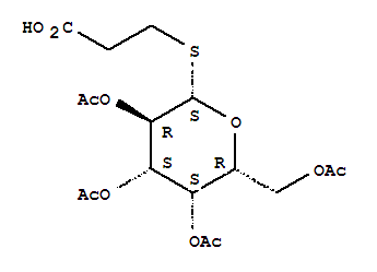 79360-05-7  Propanoic acid,3-[(2,3,4,6-tetra-O-acetyl-b-D-galactopyranosyl)thio]-