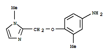 793646-28-3  Benzenamine,3-methyl-4-[(1-methyl-1H-imidazol-2-yl)methoxy]-