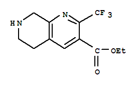 794461-86-2  1,7-Naphthyridine-3-carboxylicacid, 5,6,7,8-tetrahydro-2-(trifluoromethyl)-, ethyl ester
