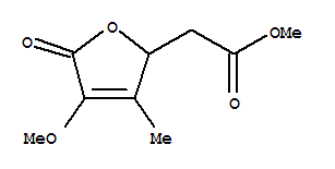 794567-85-4  2-Furanacetic acid,2,5-dihydro-4-methoxy-3-methyl-5-oxo-, methyl ester, (+)-