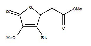 794567-91-2  2-Furanacetic acid,3-ethyl-2,5-dihydro-4-methoxy-5-oxo-, methyl ester, (-)-