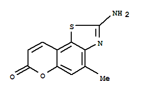 79492-11-8  7H-Pyrano[2,3-g]benzothiazol-7-one,2-amino-4-methyl-