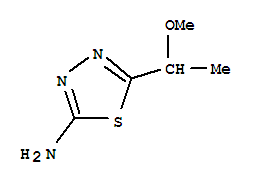 79885-43-1  1,3,4-Thiadiazol-2-amine,5-(1-methoxyethyl)-