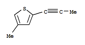 79917-02-5  Thiophene,4-methyl-2-(1-propyn-1-yl)-