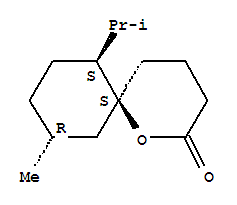 799268-19-2  1-Oxaspiro[5.5]undecan-2-one,10-methyl-7-(1-methylethyl)-, (6S,7S,10R)-