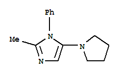 799813-94-8  1H-Imidazole,2-methyl-1-phenyl-5-(1-pyrrolidinyl)-