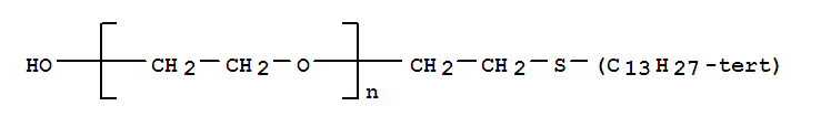 71178-42-2  Poly(oxy-1,2-ethanediyl),a-[2-(tert-tridecylthio)ethyl]-w-hydroxy- (9CI)