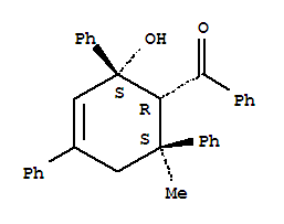 71772-30-0  Methanone,[(1R,2S,6S)-2-hydroxy-6-methyl-2,4,6-triphenyl-3-cyclohexen-1-yl]phenyl-, rel-