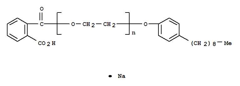 72391-15-2  Poly(oxy-1,2-ethanediyl),a-(2-carboxybenzoyl)-w-(4-nonylphenoxy)-, sodium salt (1:1) 72391-15-2  Poly(oxy-1,2-ethanediyl),a-(2-carboxybenzoyl)-w-(4-nonylphenoxy)-, sodium salt (1:1)