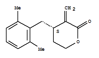 72776-46-6  2H-Pyran-2-one,4-[(2,6-dimethylphenyl)methyl]tetrahydro-3-methylene-, (4S)-