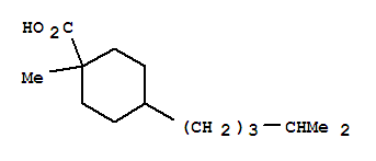 72788-52-4  Cyclohexanecarboxylicacid, 1-methyl-4-(4-methylpentyl)-