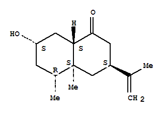 74299-59-5  1(2H)-Naphthalenone,octahydro-7-hydroxy-4a,5-dimethyl-3-(1-methylethenyl)-, (3S,4aS,5R,7S,8aS)-