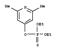 74537-00-1  Phosphorothioic acid,O-(2,6-dimethyl-4-pyridinyl) O,O-diethyl ester 74537-00-1  Phosphorothioic acid,O-(2,6-dimethyl-4-pyridinyl) O,O-diethyl ester