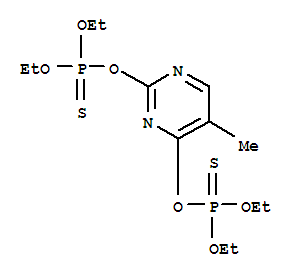 74537-05-6  Phosphorothioic acid,O,O'-(5-methyl-2,4-pyrimidinediyl) O,O,O',O'-tetraethyl ester (9CI) 74537-05-6  Phosphorothioic acid,O,O'-(5-methyl-2,4-pyrimidinediyl) O,O,O',O'-tetraethyl ester (9CI)