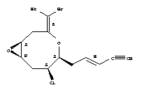 75410-75-2  4,9-Dioxabicyclo[6.1.0]nonane,3-(1-bromopropylidene)-6-chloro-5-(2E)-2-penten-4-ynyl-, (1S,3Z,5S,6S,8R)-(9CI)