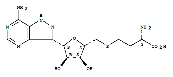 75899-14-8  D-Ribitol,5-S-[(3S)-3-amino-3-carboxypropyl]-1-C-(7-amino-1H-pyrazolo[4,3-d]pyrimidin-3-yl)-1,4-anhydro-5-thio-,(1S)- (9CI)