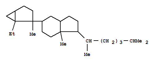 76174-58-8  Bicyclo[3.1.0]hexane,2-[(1R,3aS,5S,7aR)-1-[(1R)-1,5-dimethylhexyl]octahydro-7a-methyl-1H-inden-5-yl]-1-ethyl-2-methyl-,(2R)- (9CI)