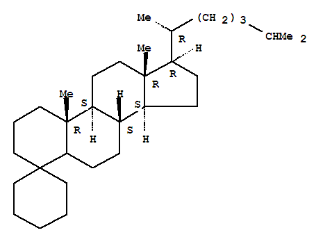 76377-45-2  Spiro[cholestane-4,1'-cyclohexane](9CI)